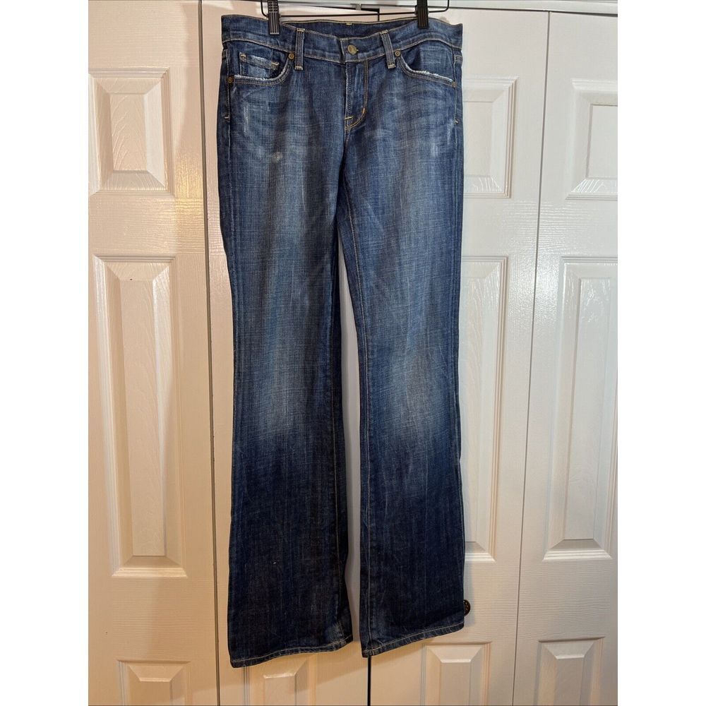Citizens of Humanity Ric‎ Rac 108 Jeans Size 29 Low Bootcut DIstressed w Stretch